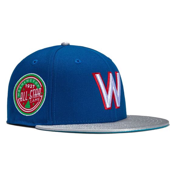 WASHINGTON SENATORS 1937 ALL-STAR GAME PATCH HAT 7 1/4 NEW ERA 59FIFTY JUICE BOX - Picture 3 of 16